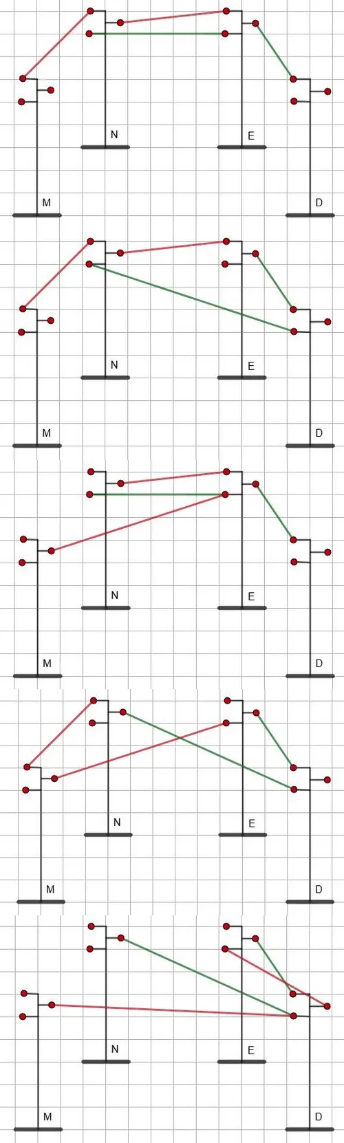 Варианты размещения гирлянд